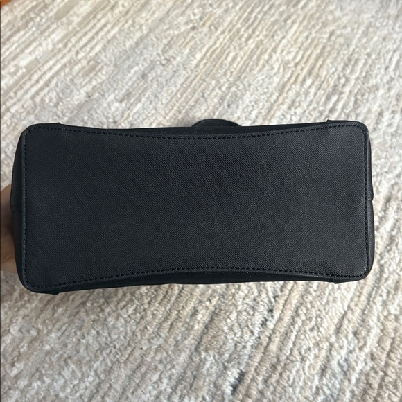 Kate Spade Shimmery Glitter Top Zip Satchel Purse with Crossbody strap - Picture 5 of 11